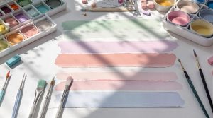 blending pastel shades seamlessly