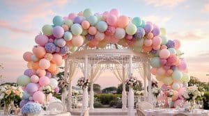 pastel color event decoration inspiration