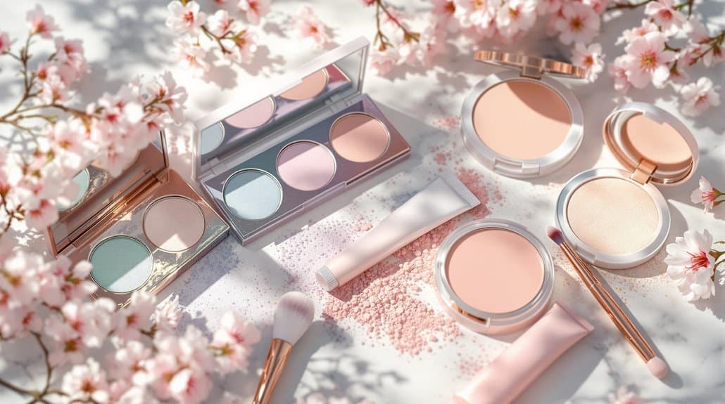 pastel spring summer makeup