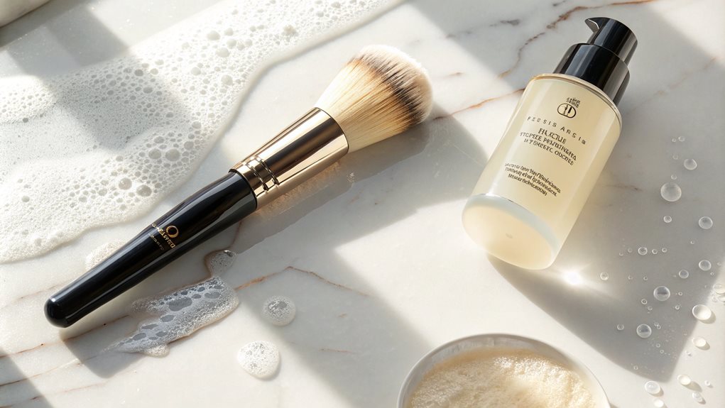 routine foundation brush maintenance schedule