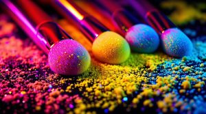 vibrant makeup trend embraces neon colors